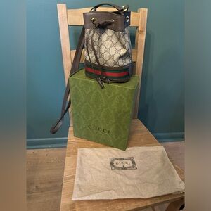 Gucci Mini Ophidia Bucket Crossbody Bag